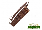 美国马丁弓箭-美洲印第安牛皮箭壶-M447 