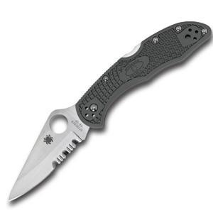 Spyderco（蜘蛛）SP-C11PSFG Delica 4 半齿绿柄折刀