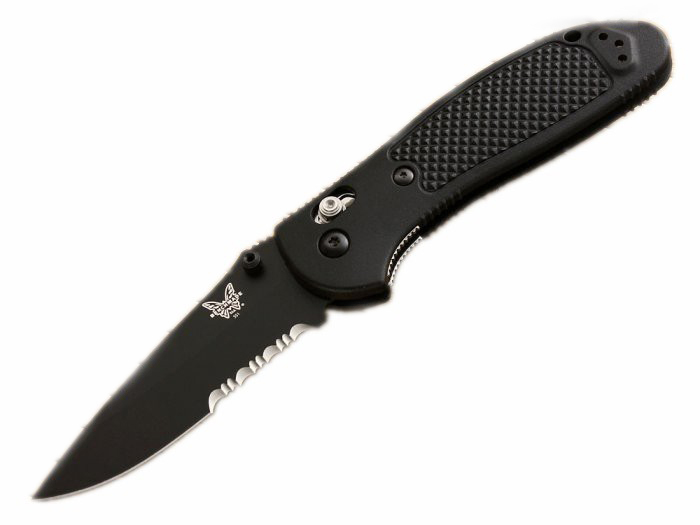 Benchmade 蝴蝶 BM551SBK 支配者半齿折刀