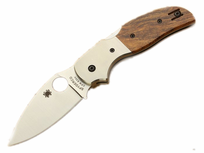 Spyderco（蜘蛛）SP-C123WDP Sage 4 Ironwood “圣者系列” 铁木柄折刀