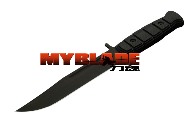 Strider（挺进者）2013新品 美军CMFK Chuck Mawhinney Fighting Knife 黑色G-10柄战术刀