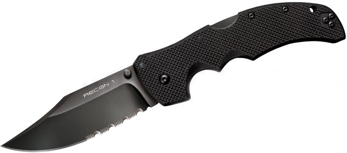 ColdSteel 美国冷钢 新款27TLCCH RECON1 CTS® XHP Alloy钢材 侦查兵系列半齿刃折刀