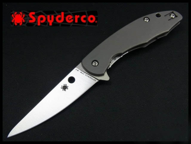 Spyderco 美国蜘蛛 C203TIP Mantra2 CPM M4钢 钛金属柄折刀