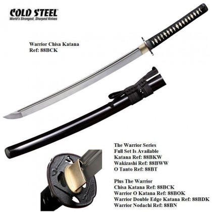 ColdSteel 美国冷钢 88BCK Japanese Swords Warrior Series战士系列日本武士刃CHISA KATANA打刀