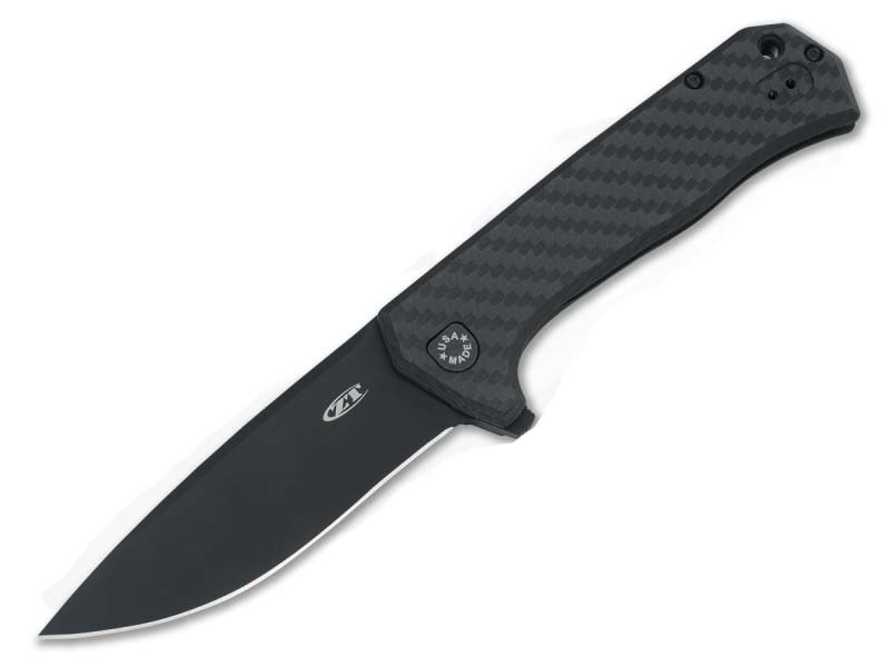 Zero Tolerance 美国零误差 0804CF Rexford Carbon Fiber Flipper ZT与美国著名战术刀大师Rexford合作款战术折刀 CTS 204P粉末钢/碳纤维/钛金属复合手柄/KVT轴承 目前ZT最强