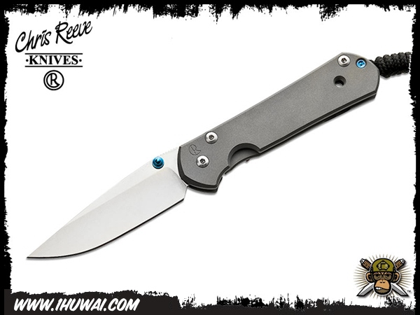 美国克里斯里夫/Chris Reeve Knives: Sebenza 21 Small 沙本沙小号素面纯钛柄CPM S35VN钢水滴头经典折刀