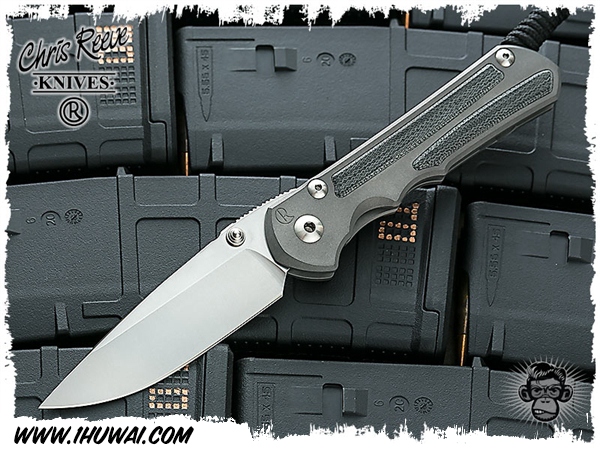 美国克里斯里夫/Chris Reeve Knives: Sebenza 25 Large Inlay - Micarta 沙本沙25大号6AI4V纯钛柄镶嵌米卡塔贴片S35VN钢经典折刀