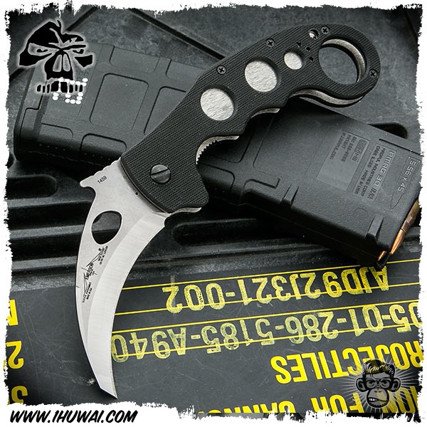 美国爱默生/Emerson Knives Super Karambit “超级爪”154CM钢石洗刃G10柄战术爪刀