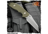 美国辛德勒/Hinderer Knives: FXM Fixed Blade Wharncliffe -CPM S35VN钢军绿色G10柄战术刀