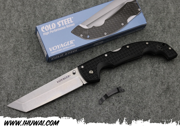 ColdSteel 美国冷钢 新版29TXCT VOYAGER XL CTS® BD1钢材 Tanto 航海家系列超大号折刀