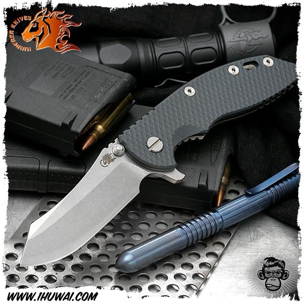 美国辛德勒/Hinderer Knives: XM-18 3.5 inch Skinner -“斯金纳”CPM S35VN钢烟灰色G10/钛柄战术折刀