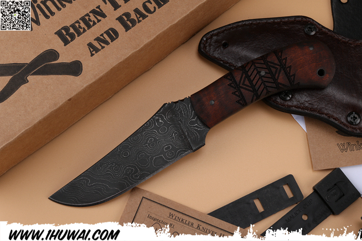 美国温克勒 winkler knives ii exclusive winkler damascus belt