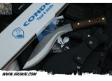 美国秃鹰 Condor Knife&Tool #Heavy Duty Kukri  1075高碳钢一体龙骨布朗硬木柄尼泊尔狗腿弯刀 附带精美皮鞘