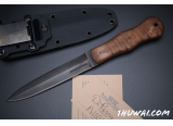 美国温克勒 Winkler Knives II #Tactical Dagger 80CRV2碳钢枫木柄战术双刃剑型战术刀