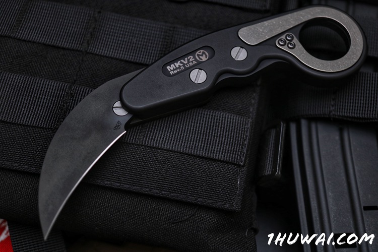 美国刀匠Joe Caswell #MKV2 “Morphing Karambit”变形机械战术爪刀 USN G9刀展最独特设计奖