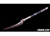 美国艺术刀名匠丹尼尔.斯特潘全手工制作孤品唯一钢铁艺术精品魔鹫战矛