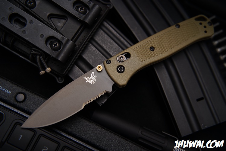 美国蝴蝶Benchmade #BM535GRY Bugout CPM-S30V Grivory 防滑纹路超轻EDC折刀