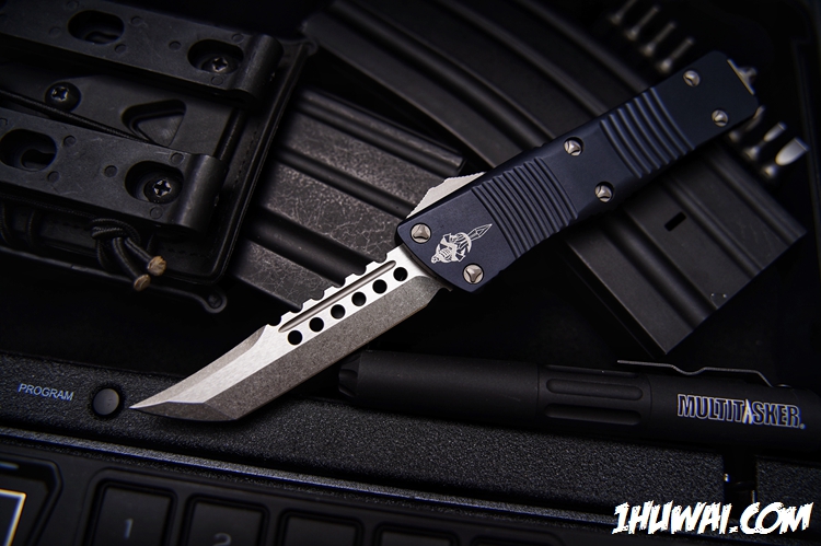 美国微技术 Microtech #Troodon Hellhound 619-10S 小剑标签名版CTS-204P石洗直跳