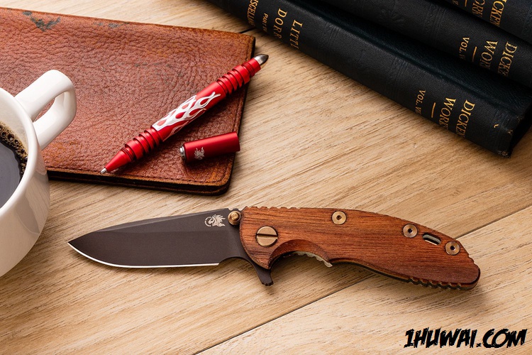  Rick Hinderer #Vintage Series Tri-Way XM-18 3寸 O-1工具钢核桃木柄flipper快开折刀