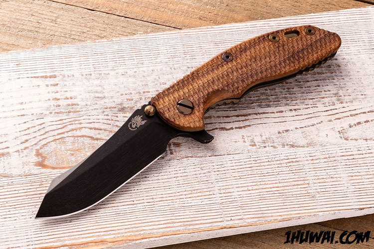 Rick Hinderer #Vintage Series Tri-Way XM-18 3.5寸 O-1工具钢胡桃木纹理flipper快开折刀