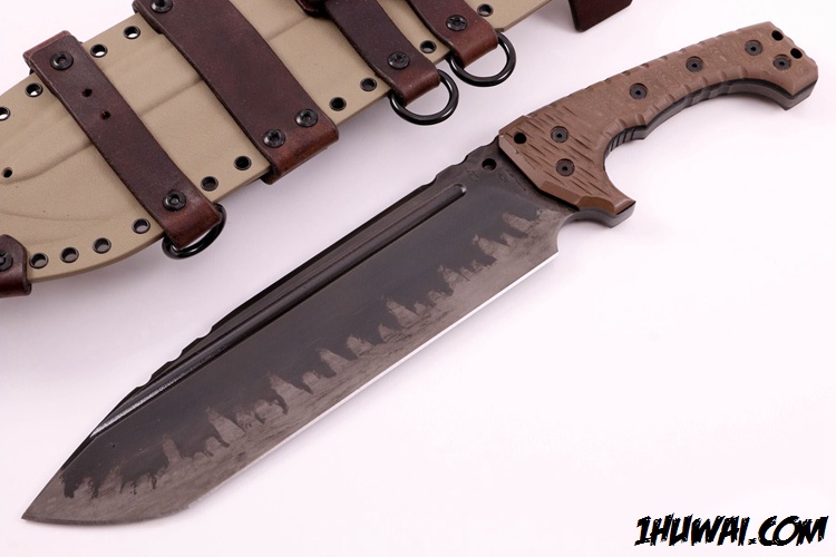 超火爆刀匠 Miller Bros. Blades 米勒兄弟手工定制#M-31 重型战术直刀