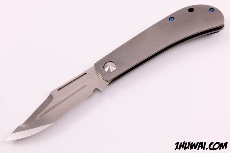  吉姆·伯克（Jim Burke）手工定制#Rebel Slipjoint  CPM154粉末钢口袋刀