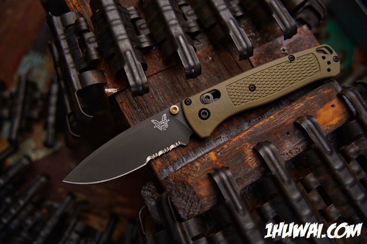 美国蝴蝶Benchmade #BM535GRY Bugout CPM-S30V Grivory 防滑纹路超轻EDC折刀