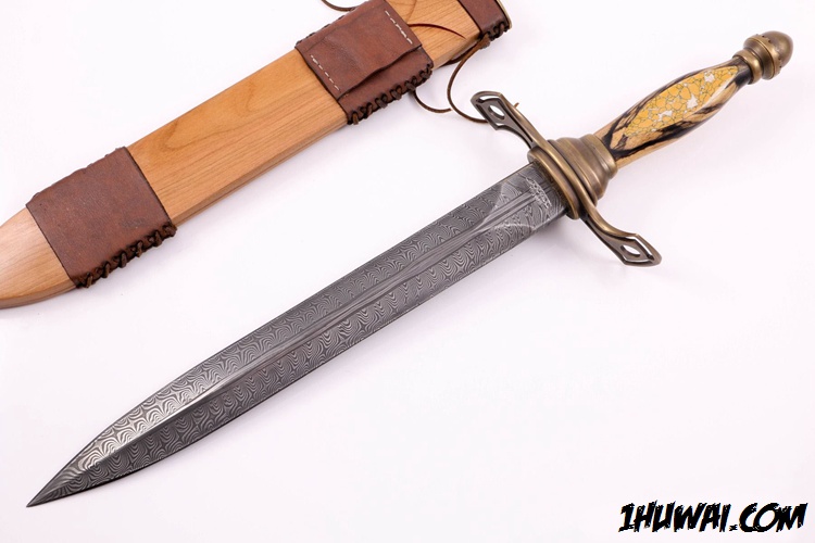  彼得·古森（Pieter Goosen）手工定制 Turkish Twist Short Sword 土耳其扭纹短剑