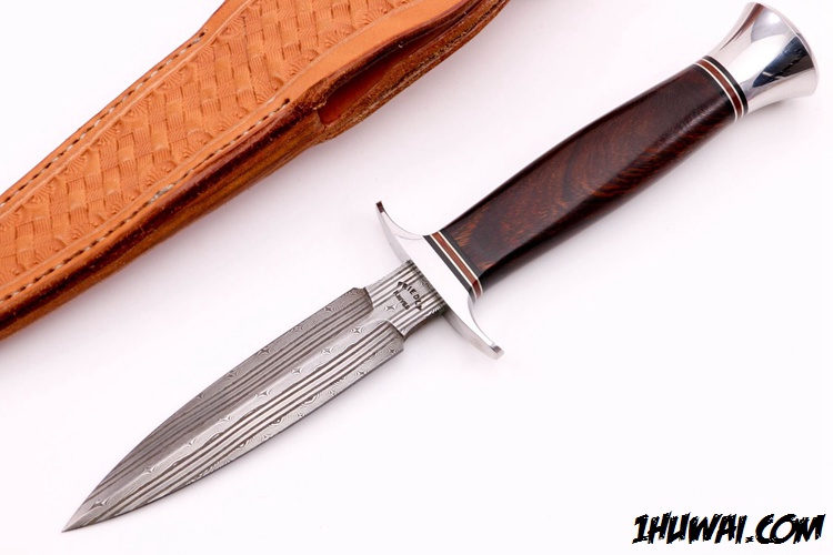  D.E Friedly 手工定制 #Boot Knife 大马士革靴刀