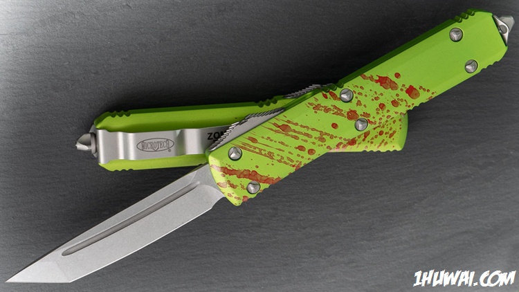  Microtech 美国微技术 Zombie-Tech T / E 僵尸风123-10Z Tanto石洗直跳