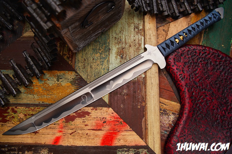 Marfione Custom 微技术定制大剑标 Combat Wakizashi  顶级手工胁差