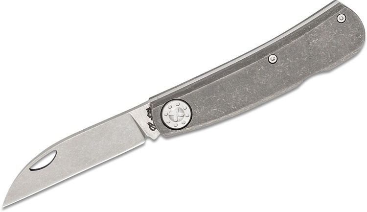 Curtiss Knives 柯蒂斯 SwayTac Slipjoint CTS-XHP 缎面 石洗钛合金口袋EDC