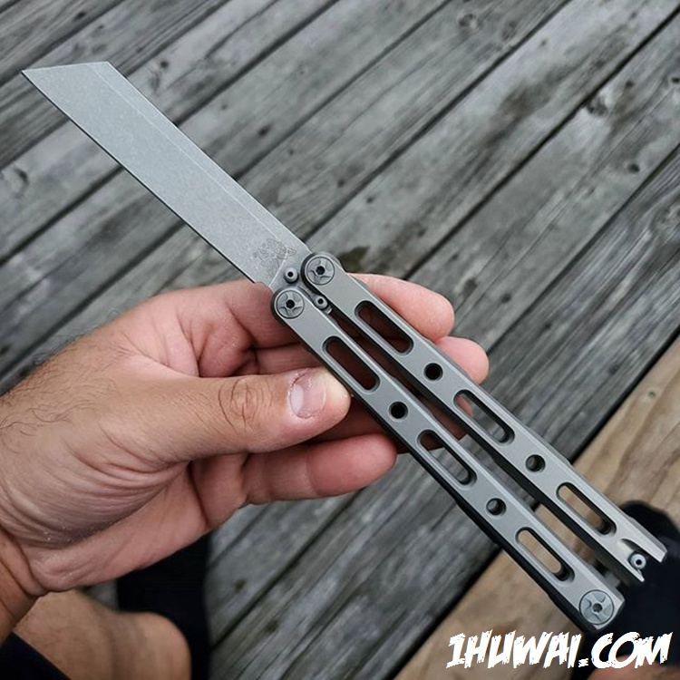 Benchmade 蝴蝶 BM87 Balisong  CPM-S30V  钛合金柄 长25.4