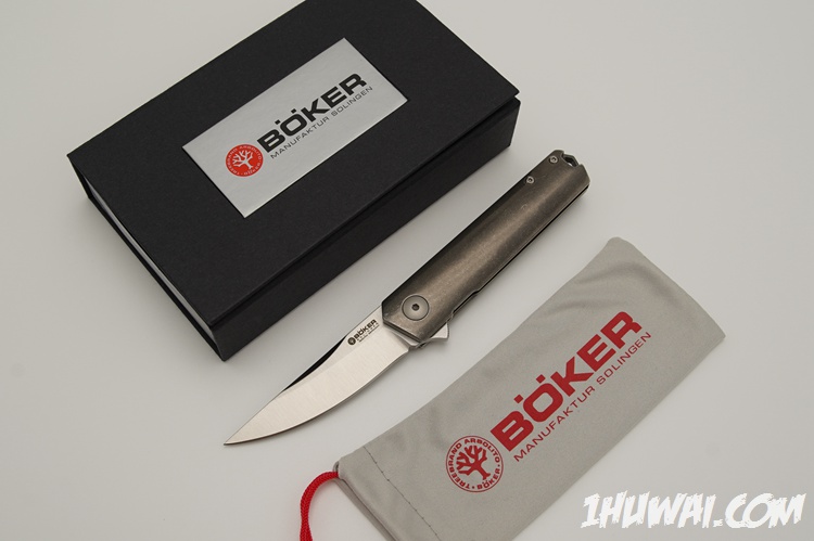 Boker 德国博克 110664 Kwaiken Burnley  紧凑型Flipper 卢卡斯·伯恩利（Lucas Burnley）设计 CPM154缎面 