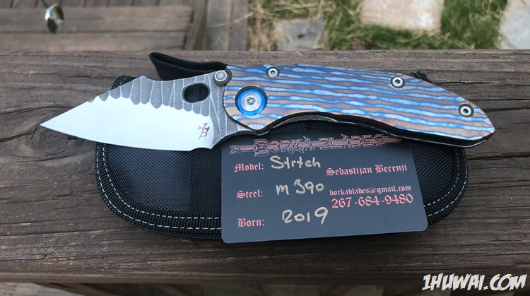 Borka Blades Custom 博尔卡定制 Stitch “暗针” M390 