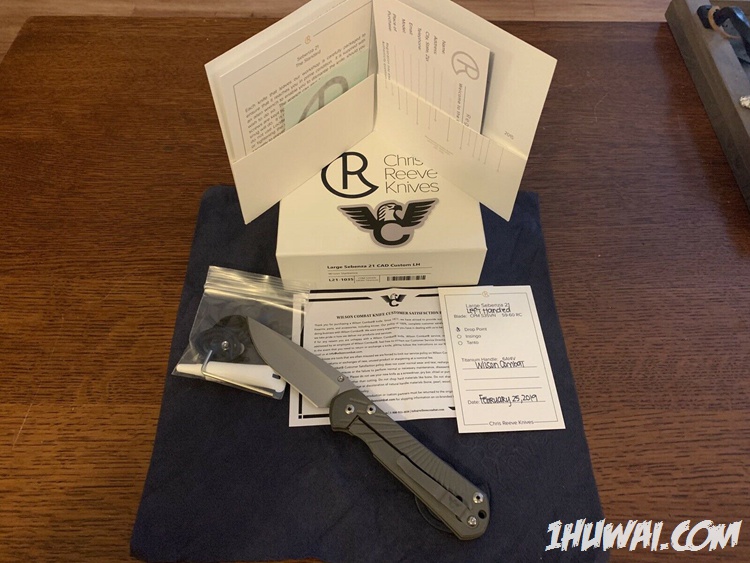 克里斯·里夫（Chris Reeve）CRK Wilson Combat Starbenza  威尔逊21大沙  Large Sebenza 21 -左手版 