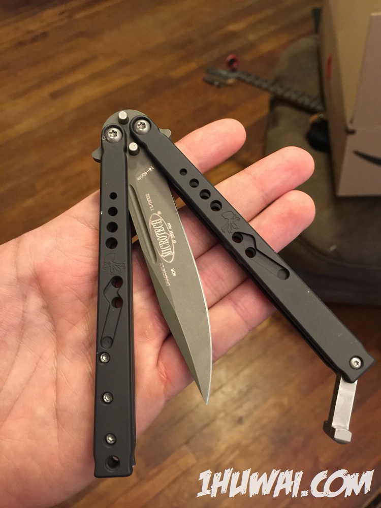 Microtech 微技术 2002年 Dragonfly Butterfly  14-4CrMo钢 全球限量700支