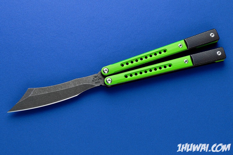  JK Designs Custom JK定制 Emissary LiteTech Balisong S35VN 长25  G10/钛合金柄