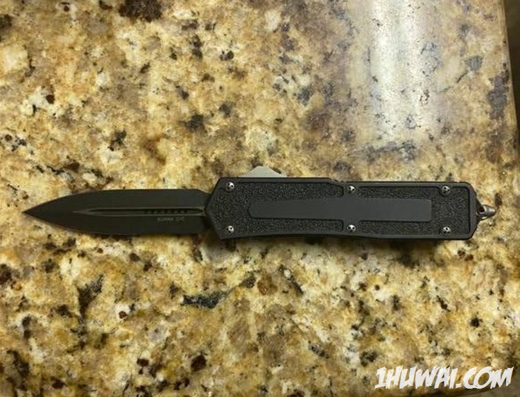 Microtech 微技术 MT 微技术 QD Scarab  黑色​双刃 