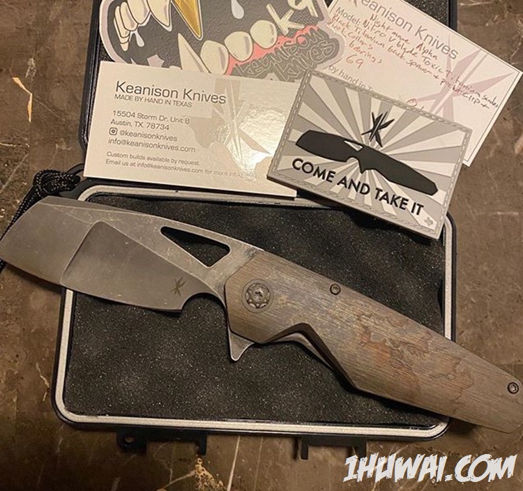 Keanison knives 基尼森定制 Alpha Nitro-V钢 