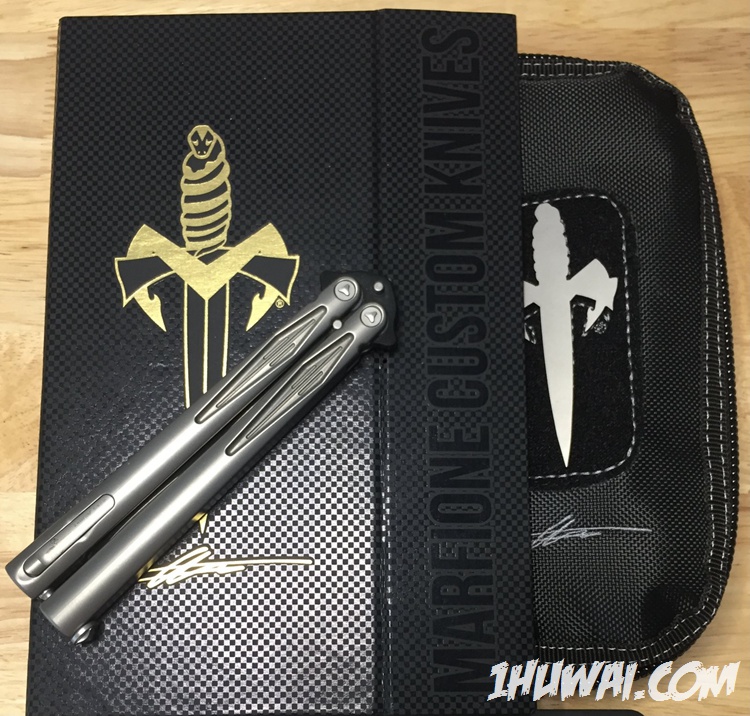 Marfione Custom  微技术大剑标 2015 Tachyion III Balisong  Elmax 