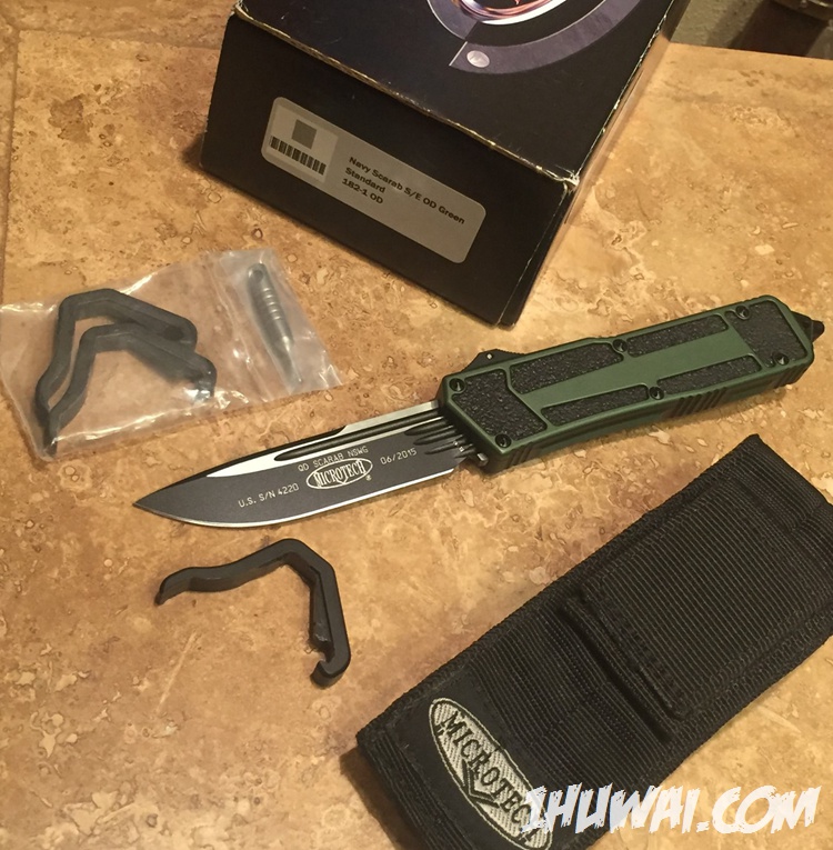 Microtech 微技术 2015  Navy Scarab S/E OD 海军圣甲虫