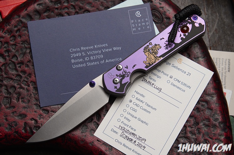 Chris Reeve 克里斯.里夫  2019 Halloween Large Sebenza 21 ​万圣节大沙