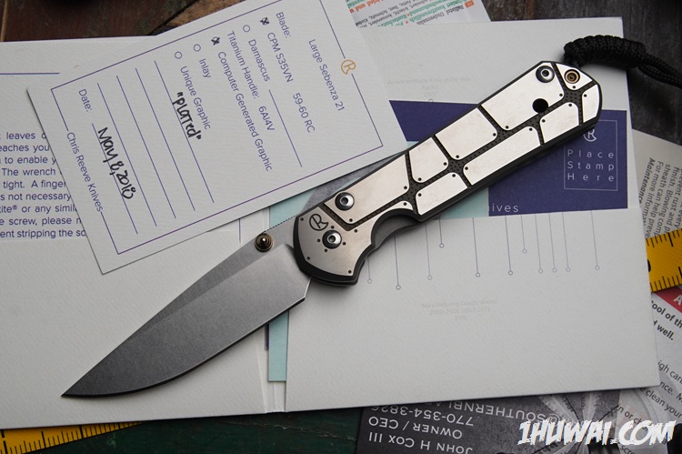 克里斯·里夫（Chris Reeve） Large Sebenza 21 CGG “Plated”双推  