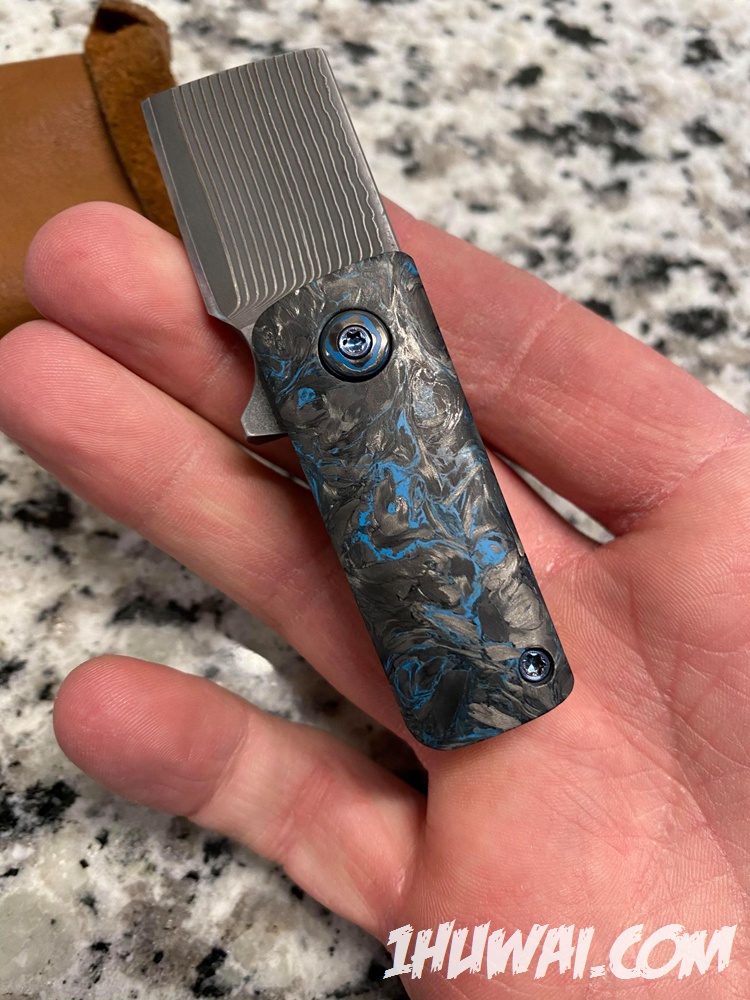 Carver 卡夫定制 Mini Cleaver 大马士革 