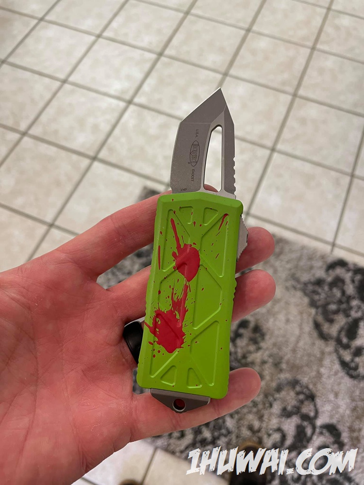 Microtech 微技术 Cerakoted Zombie Exocet T/E 僵尸飞鱼