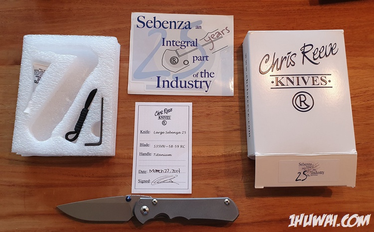 克里斯·里夫（Chris Reeve）2014  Large Sebenza 25 S35VN