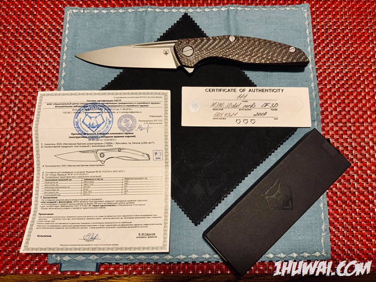 Shirogorov 熊头 111 Red CF 碳纤维贴片