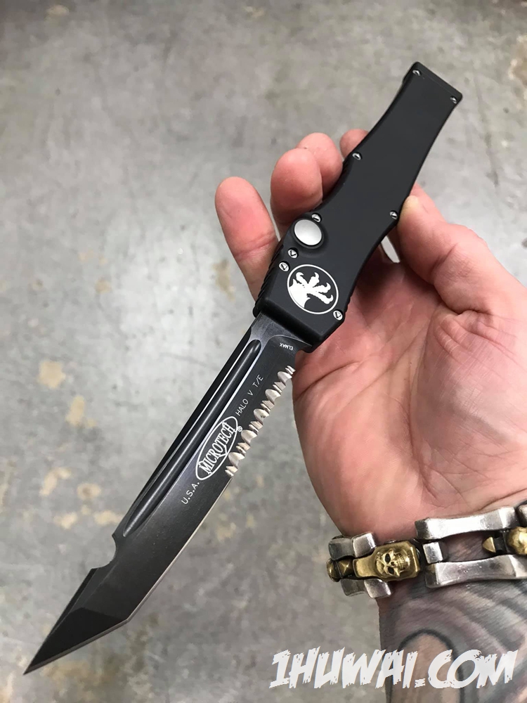 Microtech 微技术 HALO V  Elmax钢DLC半齿Tanto