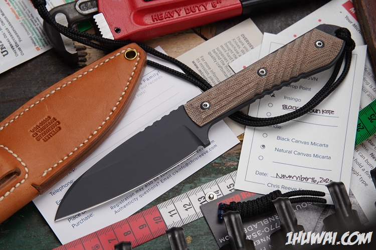 Chris Reeve 克里斯.里夫  Nyala“羚羊” - 2020 Natural Canvas Micarta Final Edition - Insingo